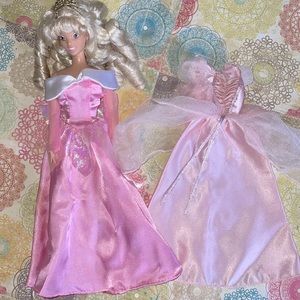 Disney Vintage Princess Barbie with Extra Gown
